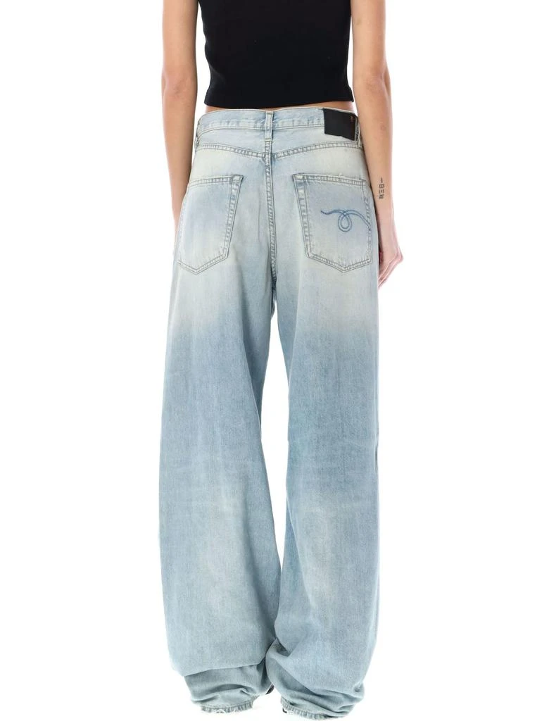 R13 Damon Pleated Wide Leg Jean 2