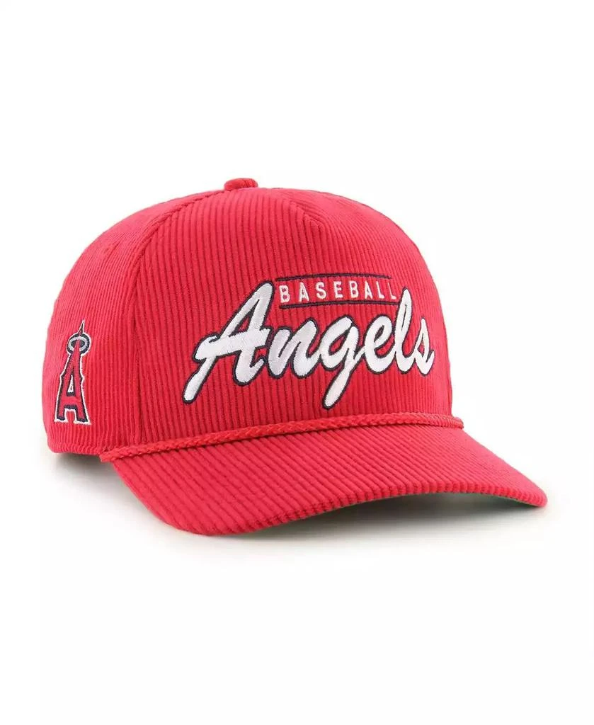 47 Brand Men's Red Los Angeles Angels Corduroy Hitch Adjustable Hat 1