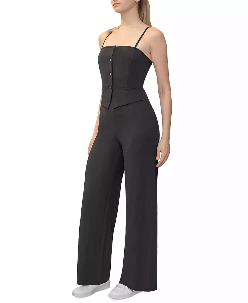 Almost Famous Dylan Ryan Juniors' Vest-Style Jumpsuit 3