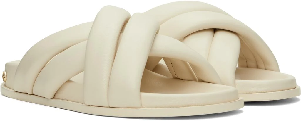 ANINE BING Off-White Lizzie Sandals 4