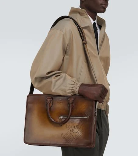 Berluti Un Jour Scritto leather briefcase 3