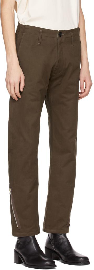 3MAN Khaki Cotton Trousers