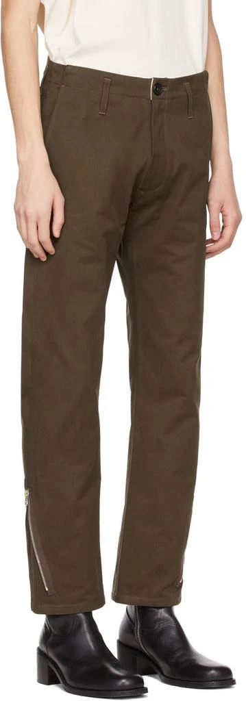 3MAN Khaki Cotton Trousers 2