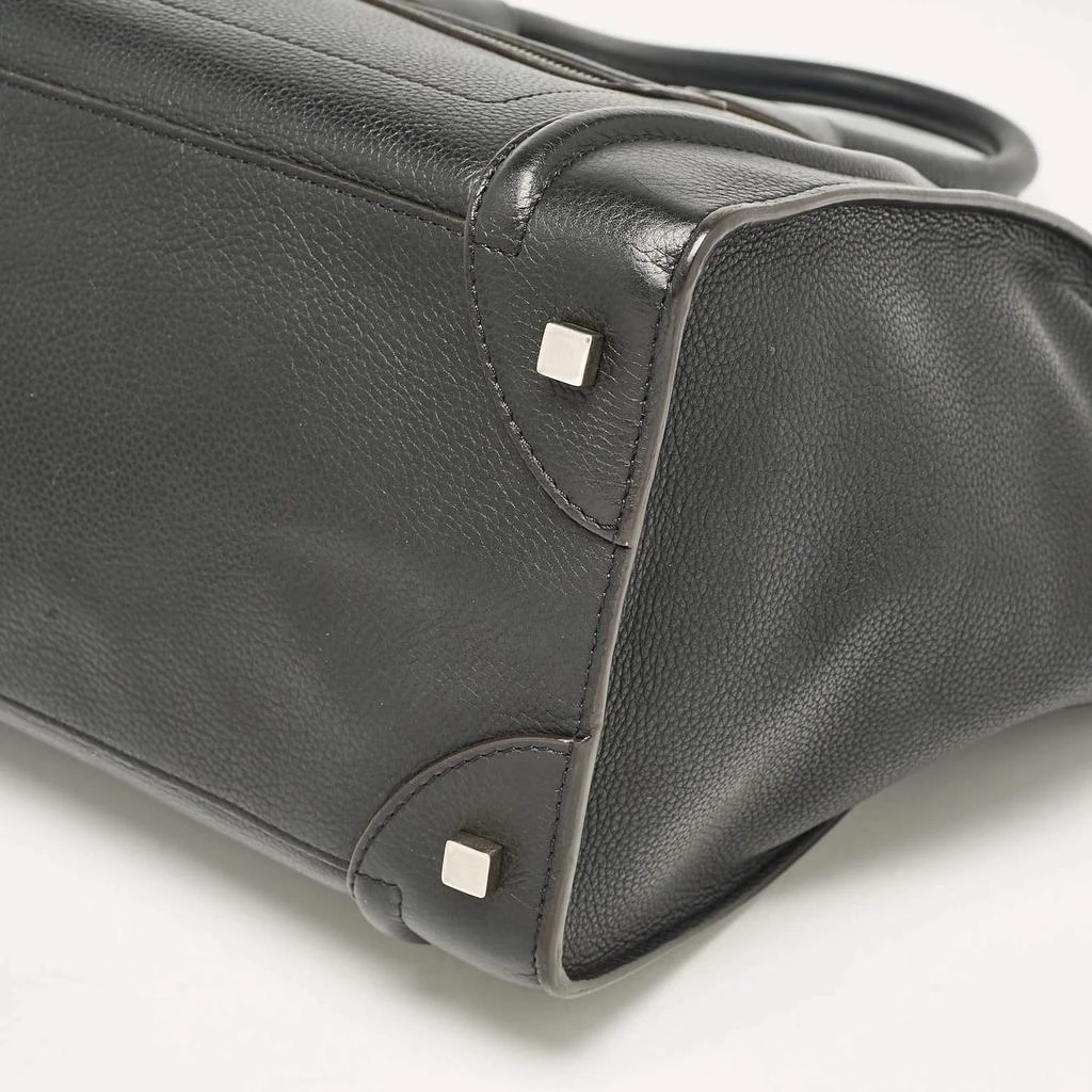Celine Celine Black Leather Mini Luggage Tote 21