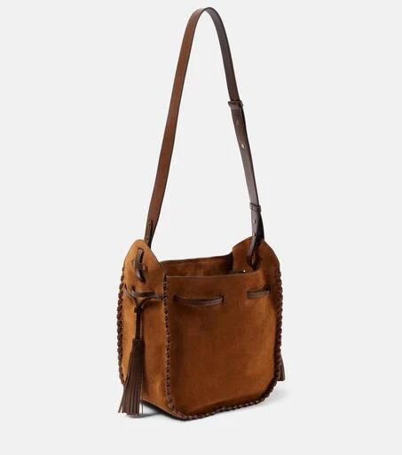 Isabel Marant Silao Medium suede bucket bag 4