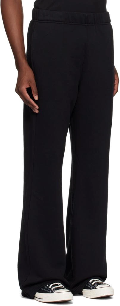 Les Tien Black Heavyweight Bell Bottom Sweatpants 2