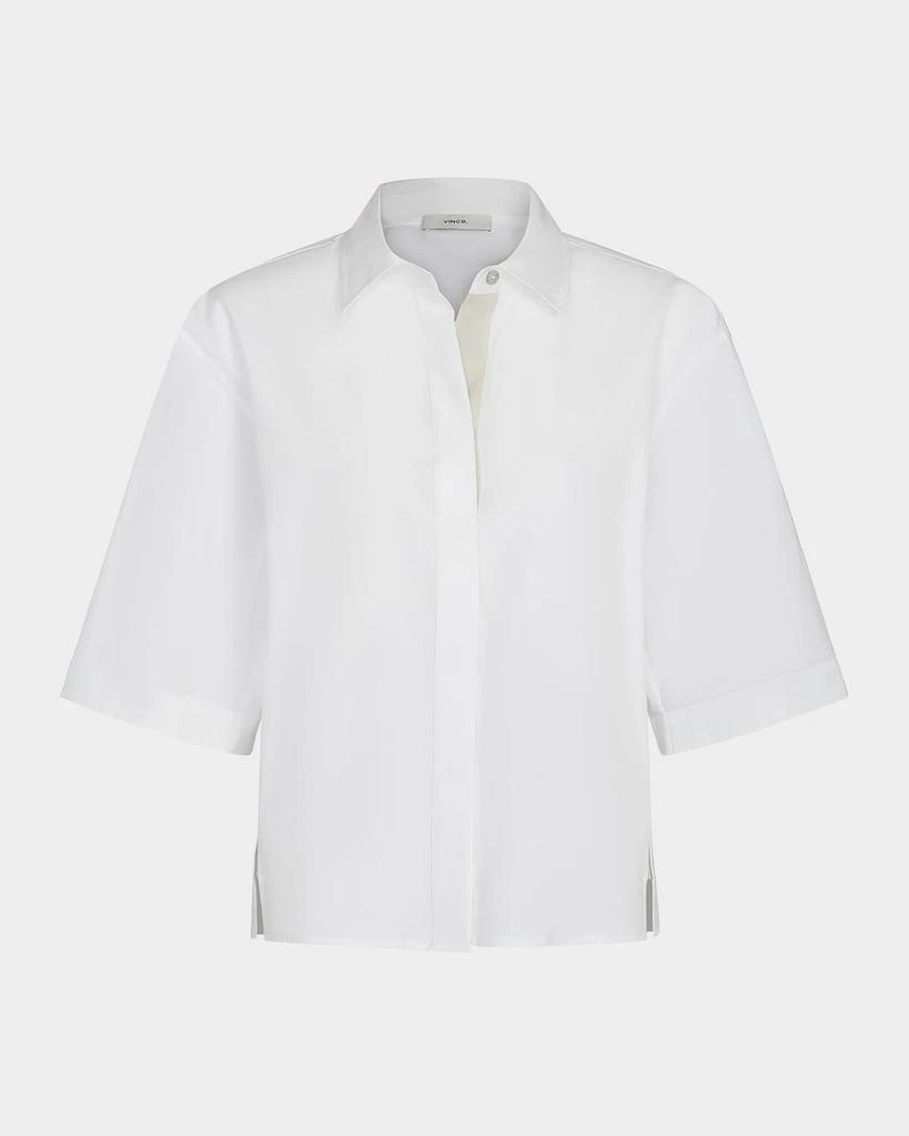 Vince Short-Sleeve Button-Front Shirt 1