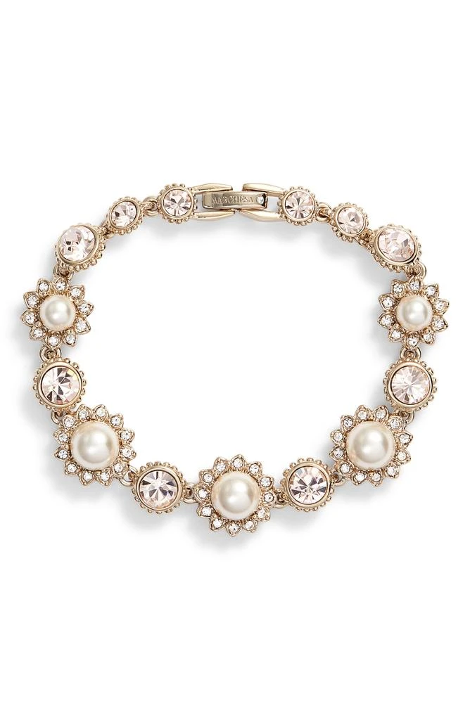 MARCHESA Imitation Pearl Line Bracelet