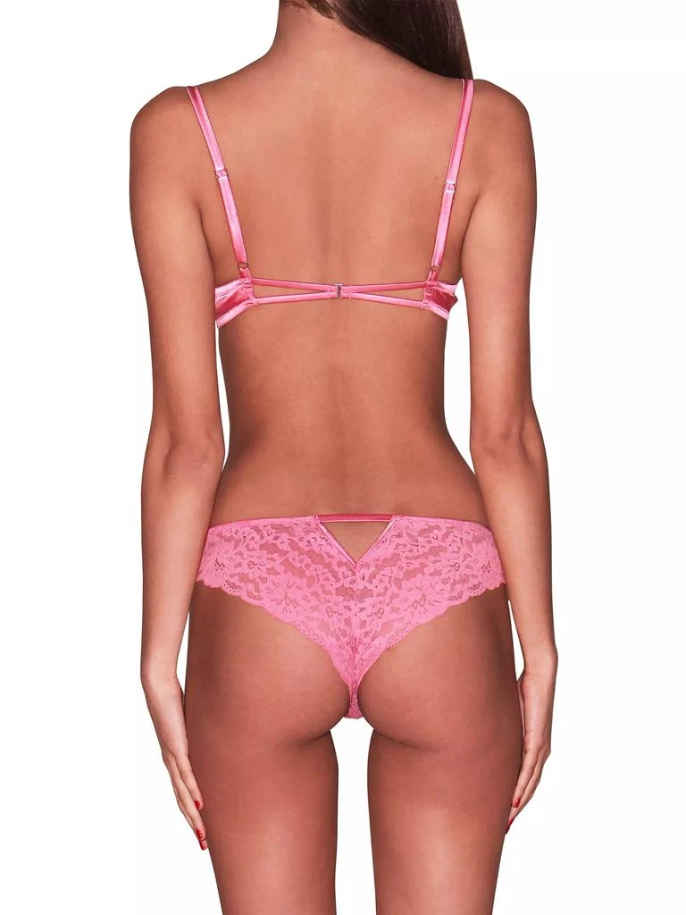 Fleur du Mal Charlotte Peekaboo Lace Bra 4