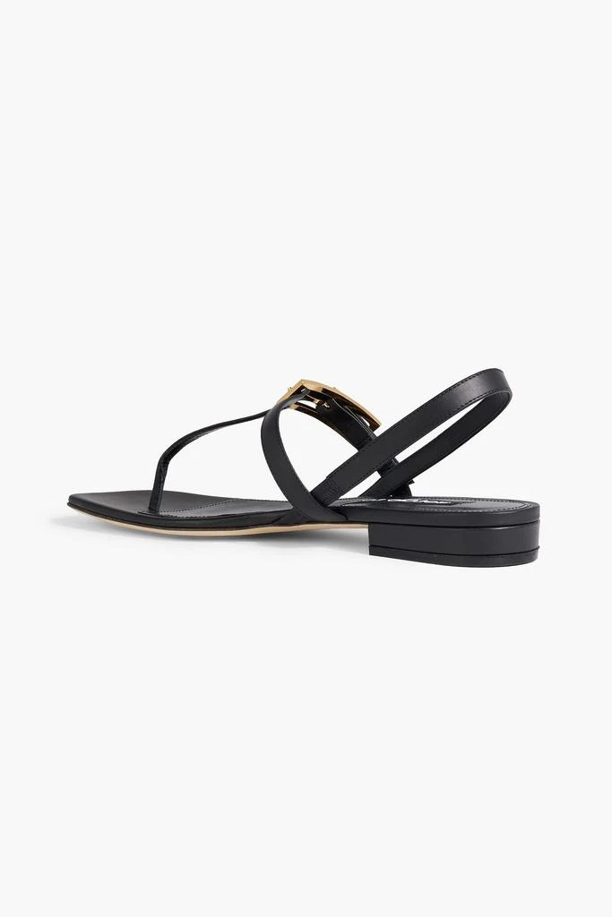 Sergio Rossi sr Nora buckled leather slingback sandals 3