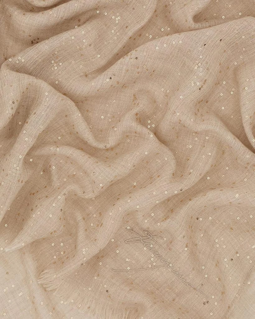 Salvatore Ferragamo Star Sequin-Embellished Scarf 3