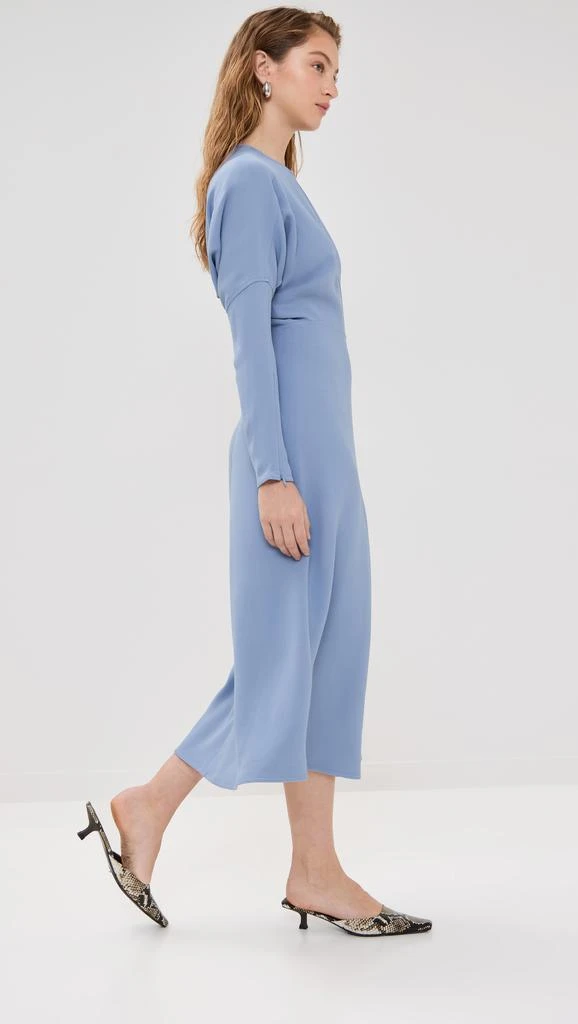 Victoria Beckham Long Sleeve Dolman Midi Dress 4