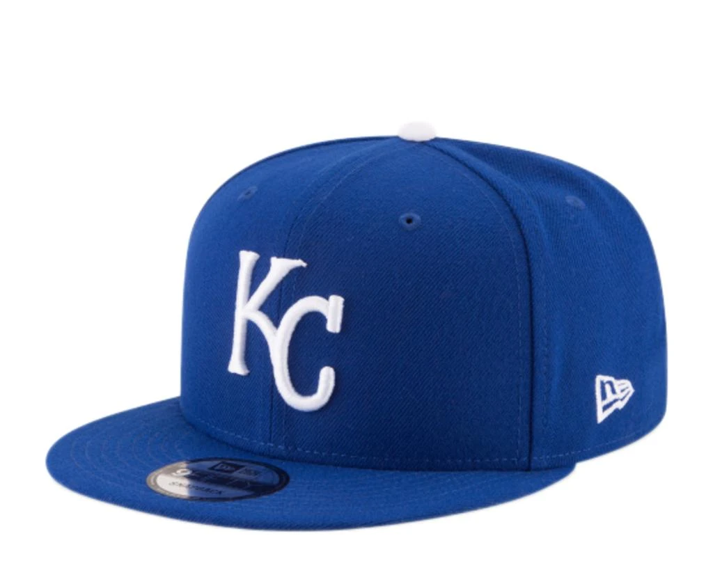 New Era 9Fifty MLB Kansas City Royals Basic Royal Blue Snapback Hat 11591048 1