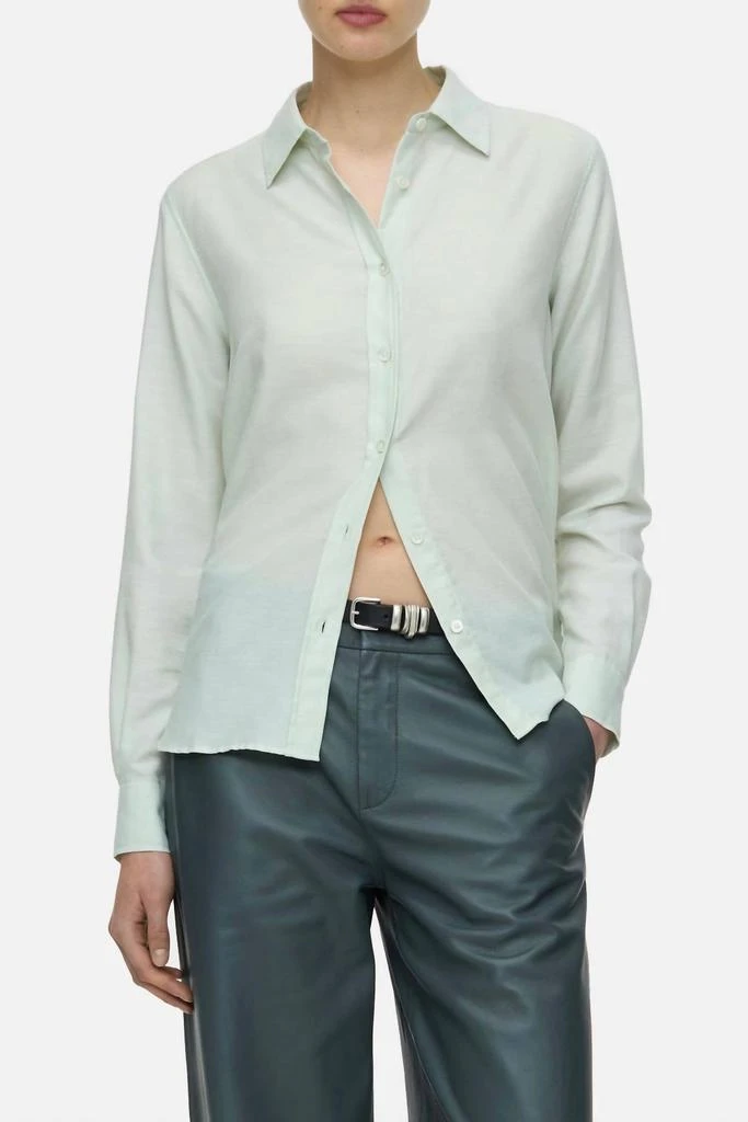 Closed Closed - Women's Long Sleeve Button Down Shirt 1