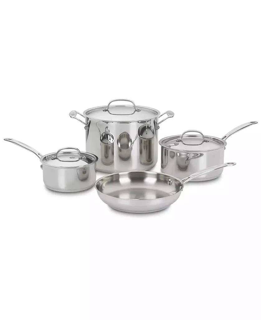 Cuisinart Chef's Classic Stainless Steel 7 Piece Cookware Set 3