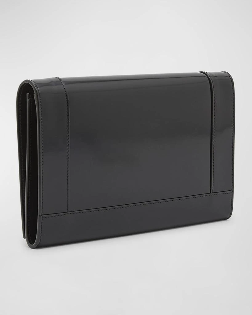 Yves Saint Laurent Cassandra YSL Flap Leather Wristlet 6