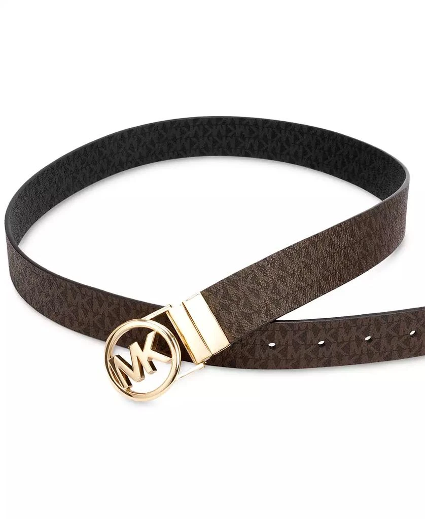 Michael Kors Reversible Logo with Logo Buckle Belt 5