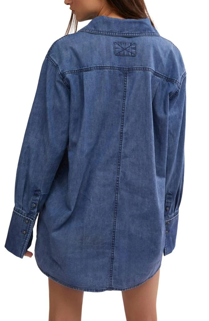 Free People Free People - After Hours Denim Top 3