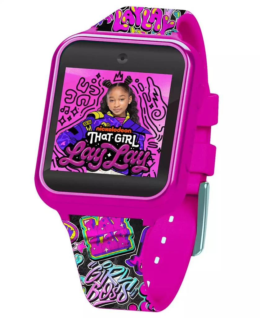 Nickelodeon Children's that Girl Lay Lay Purple Silicone Smart Watch 38mm 2