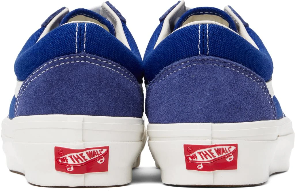 Vans Blue Premium Old Skool Suede Sneakers 2