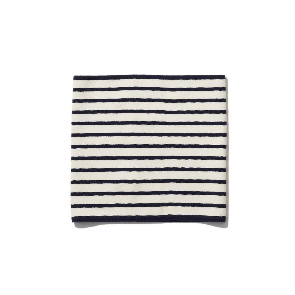 KULE Women's Striped Gaiter In Cream/navy
