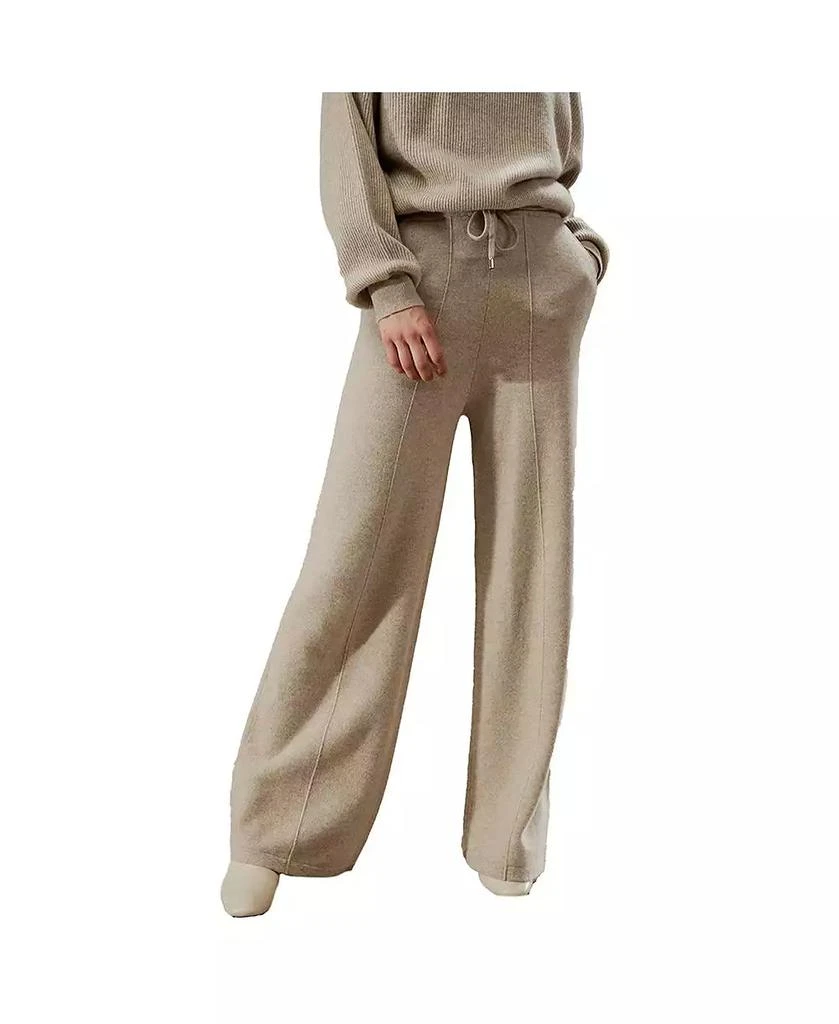 LILYSILK Women's Fluid Cashmere Sweatpants 1