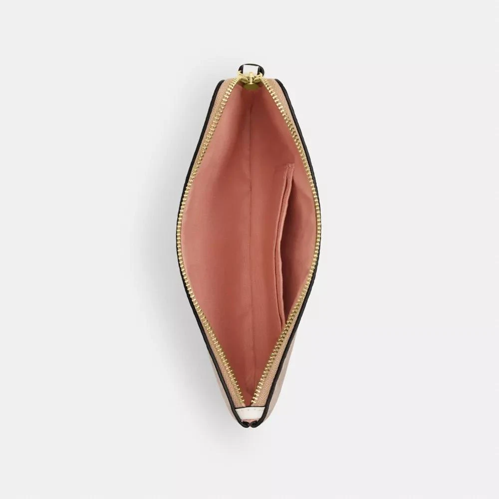 Coach Large Corner Zip Wristlet In Signature Canvas 2