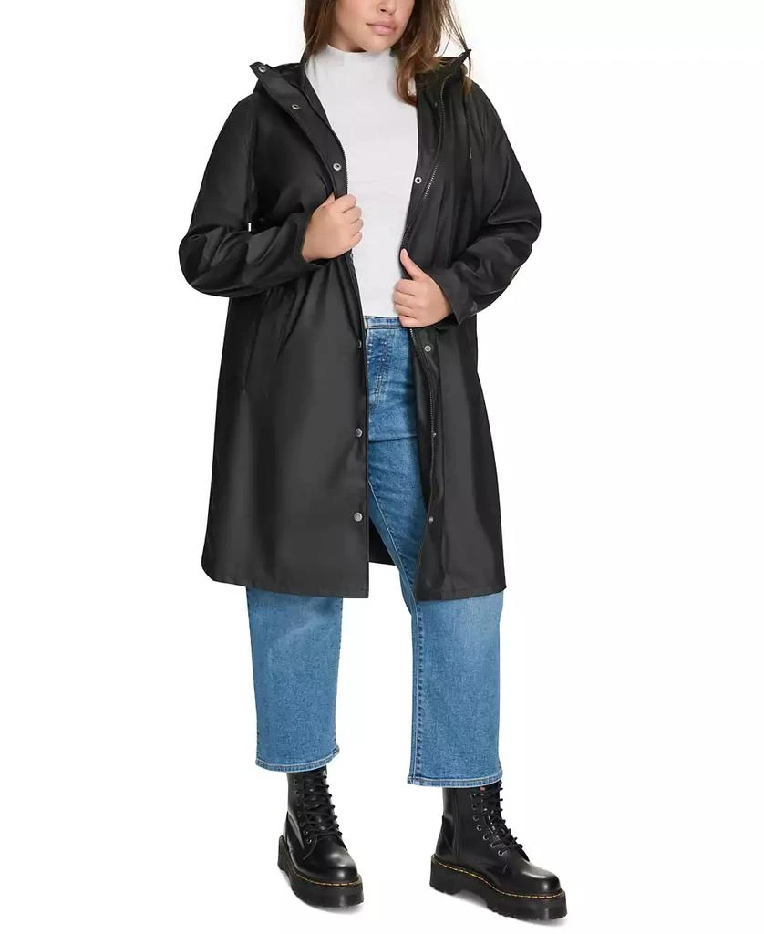 Levi's Plus Size Hooded Long-Sleeve Zip-Front Coat 1