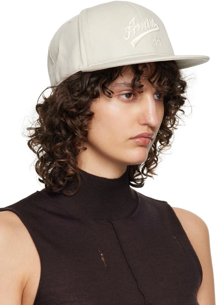 AMIRI Taupe '22' Fitted Cap 2