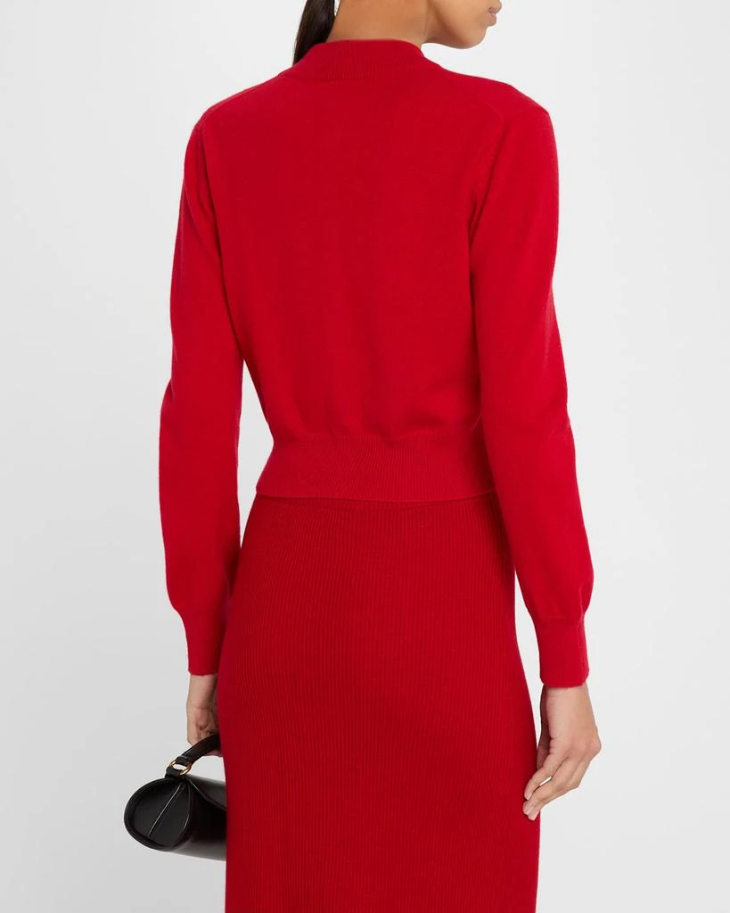 Brandon Maxwell Shrunken Cashmere Cardigan 3