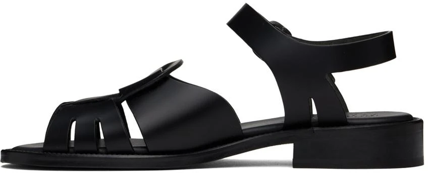Hereu Black Ancora Fisherman Sandals 3