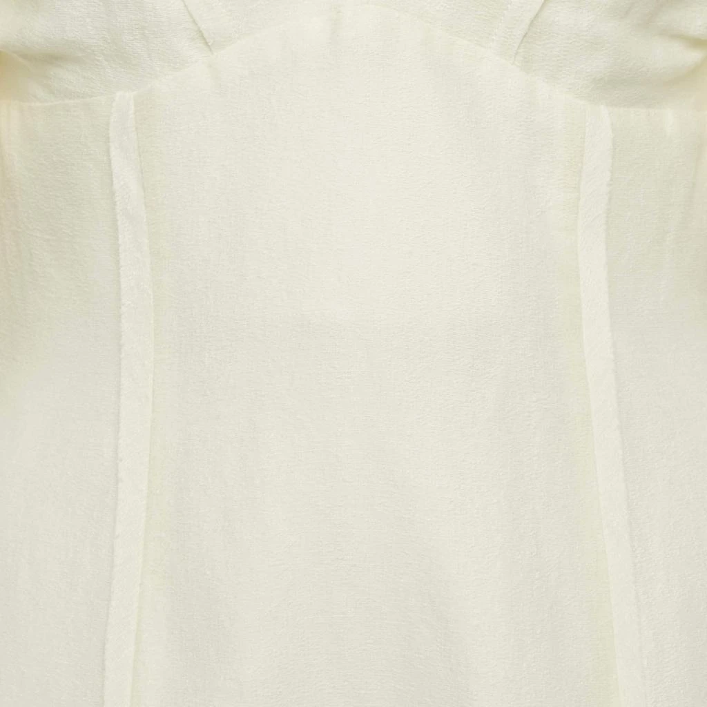 Cult Gaia Cult Gaia Off-White Linen Blend Off-Shoulder Muna Long Dress S 3