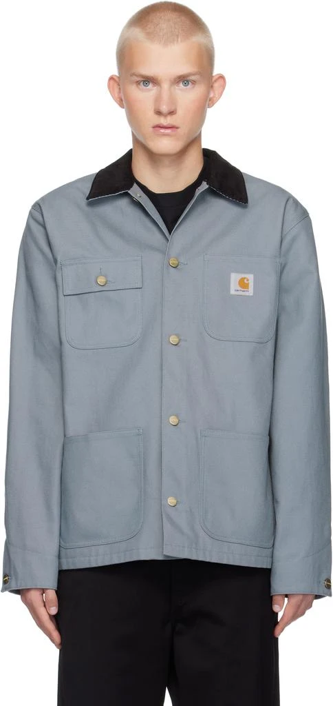 Carhartt WIP Gray Michigan Chore Coat 1