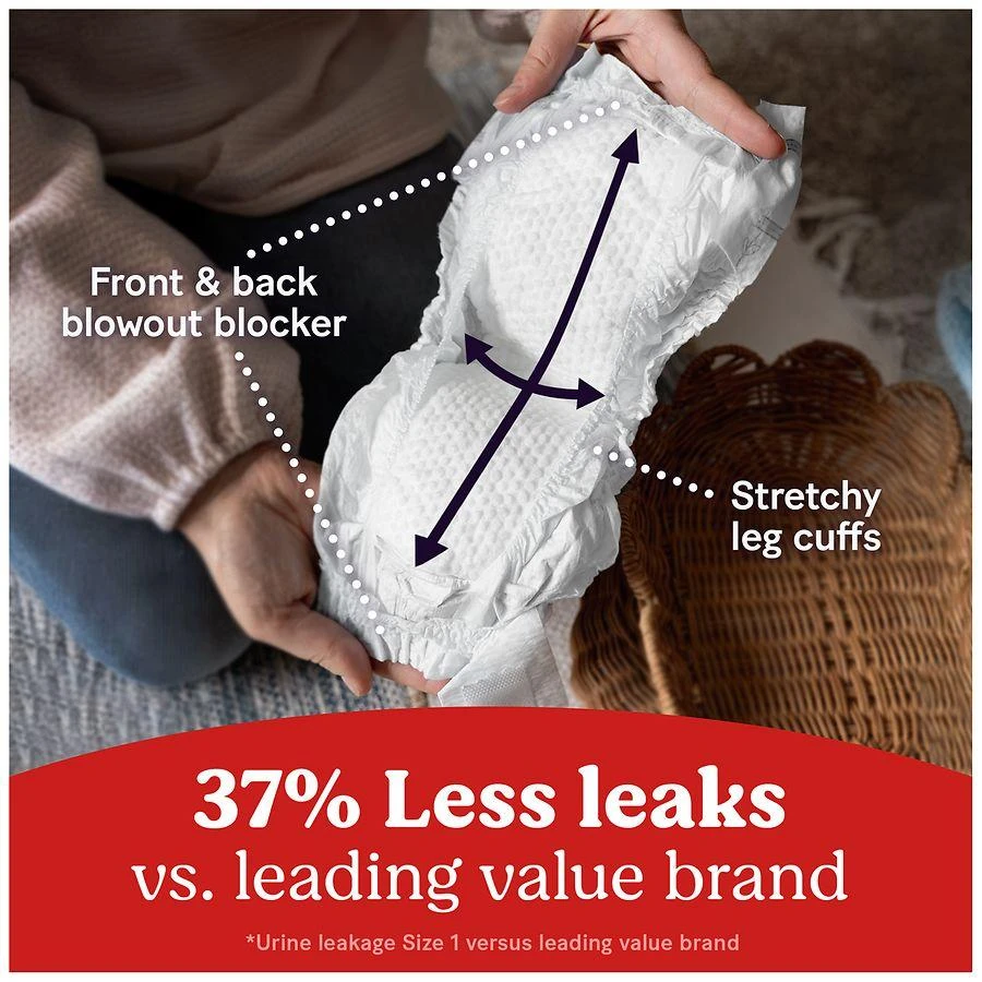 Huggies Baby Diapers Unscented, Size 2 (12-18 lbs) 4