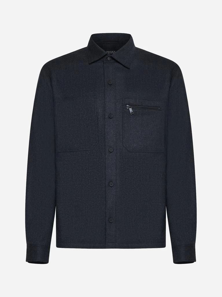 ZEGNA Techmerino overshirt 1