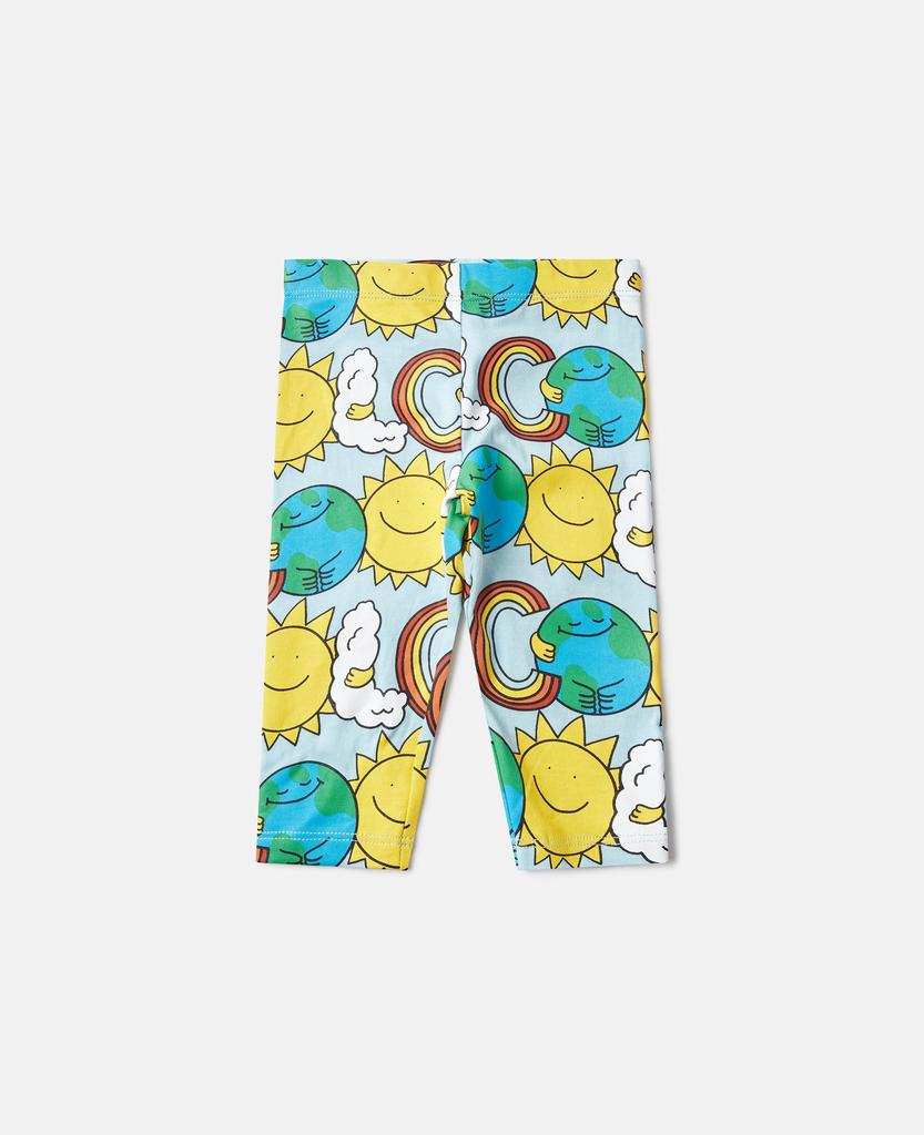 Stella McCartney Stella McCartney - Earth Friends Print Leggings, Blue/Multicolour, Size: 6m