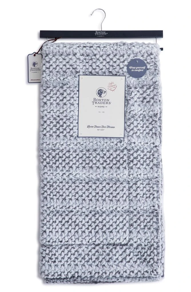 ARTISAN 34 Brushed Faux Fur Throw Blanket 1
