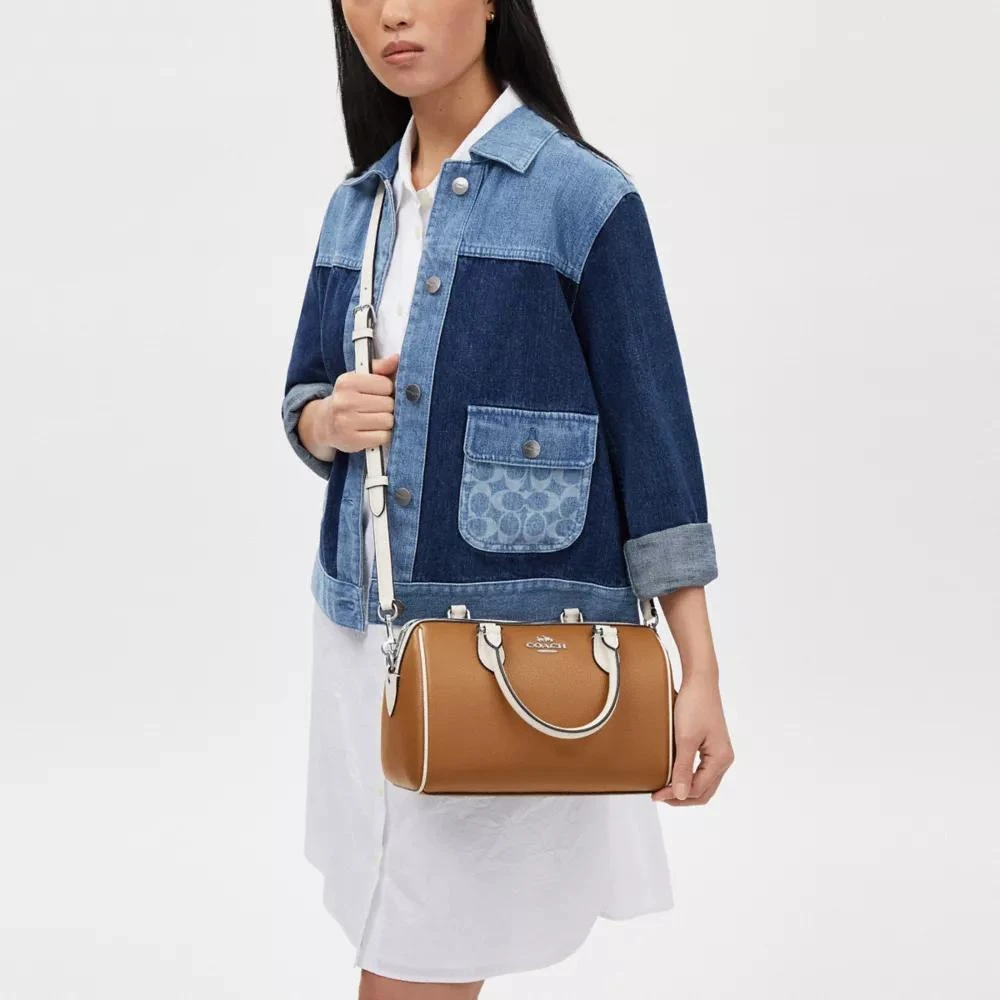 Coach Rowan Satchel Bag In Colorblock 2
