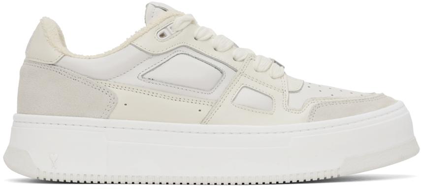 AMI Low Top Ami 1980 Sneakers - AMI Paris - Cotton - Off