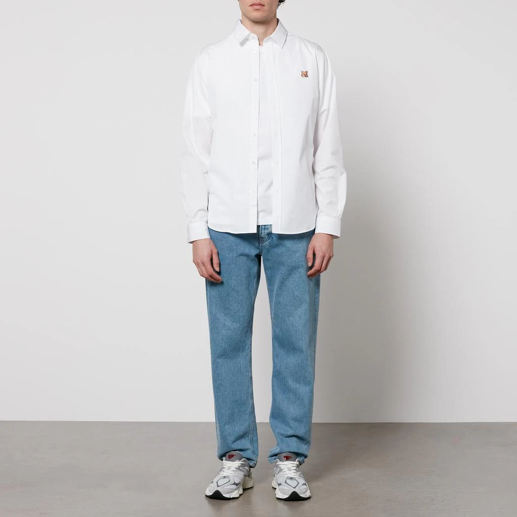Maison Kitsune Fox Head Classic Cotton-Poplin Shirt 3