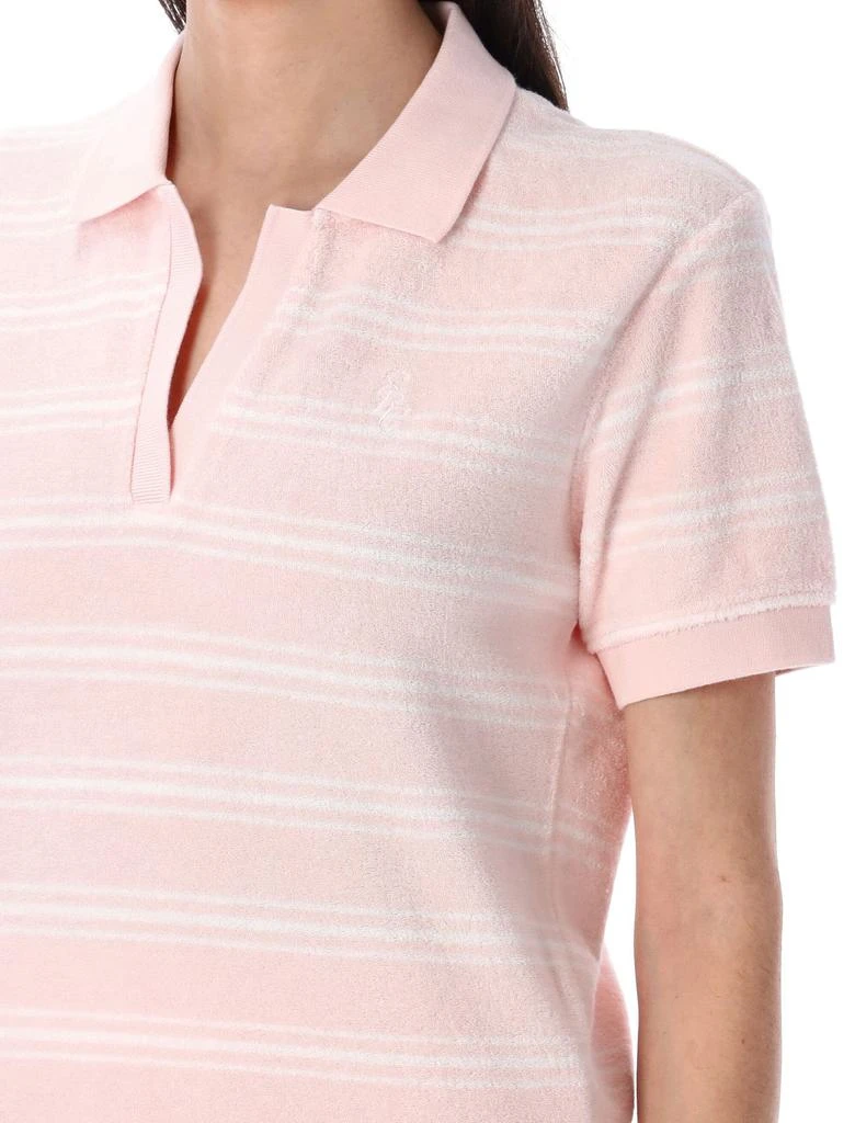 Sporty & Rich Sporty & Rich Striped Short Sleeved Polo Shirt 3