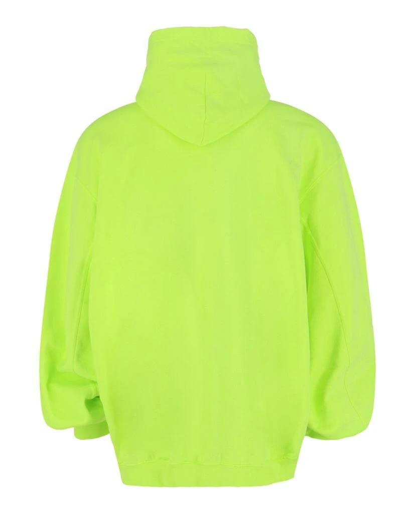 Balenciaga Caps Destroyed Graphic Print Hoodie 2