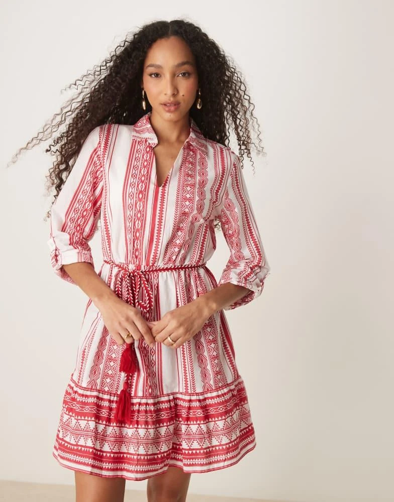 Lace Nature Short Sleeve Mini Dress  On Sale Now with Up to 70% Off |  Discover Exclusive Deals & Savings at BeyondStyle  Authentic Farm Rio farm  rio dresses|womens|clothing|WOMENS|farm rio clothing|dresses