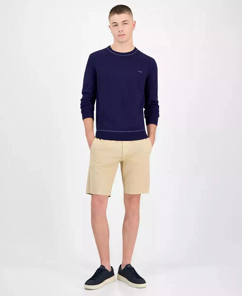 Hugo Boss Men's San Cassius Logo Crewneck Sweater 4