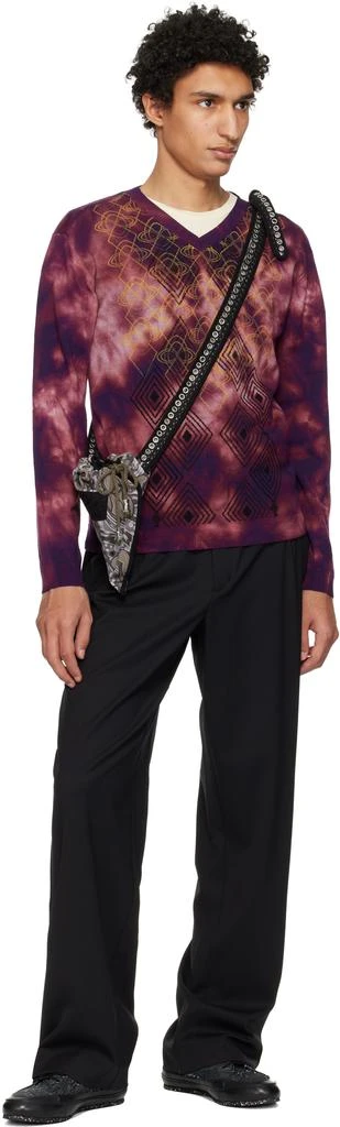 Kiko Kostadinov Black Minna Gathered Trousers 4