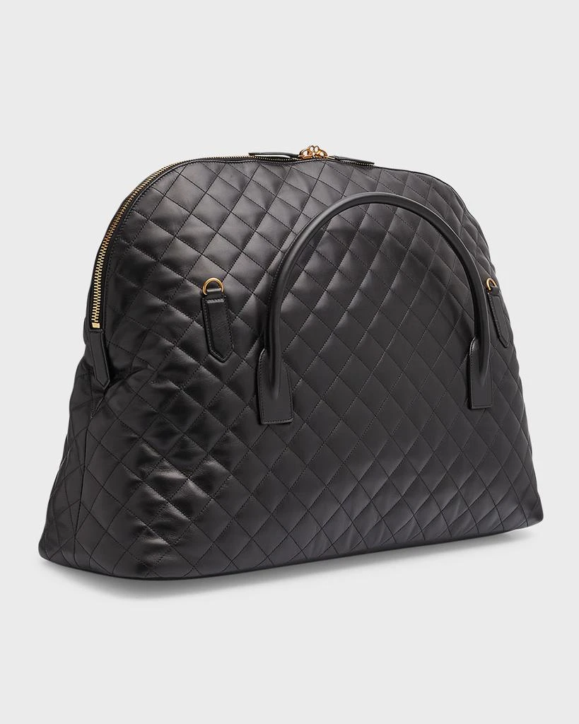 Yves Saint Laurent Es Giant YSL Travel Bag in Smooth Quilted Leather 7