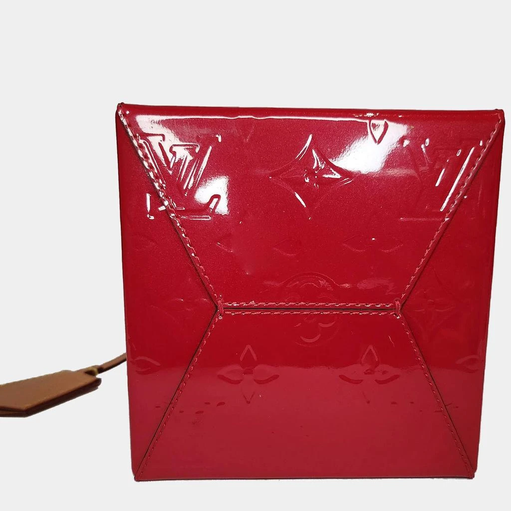 Louis Vuitton Louis Vuitton Red Patent Bleecker Box Bag 5