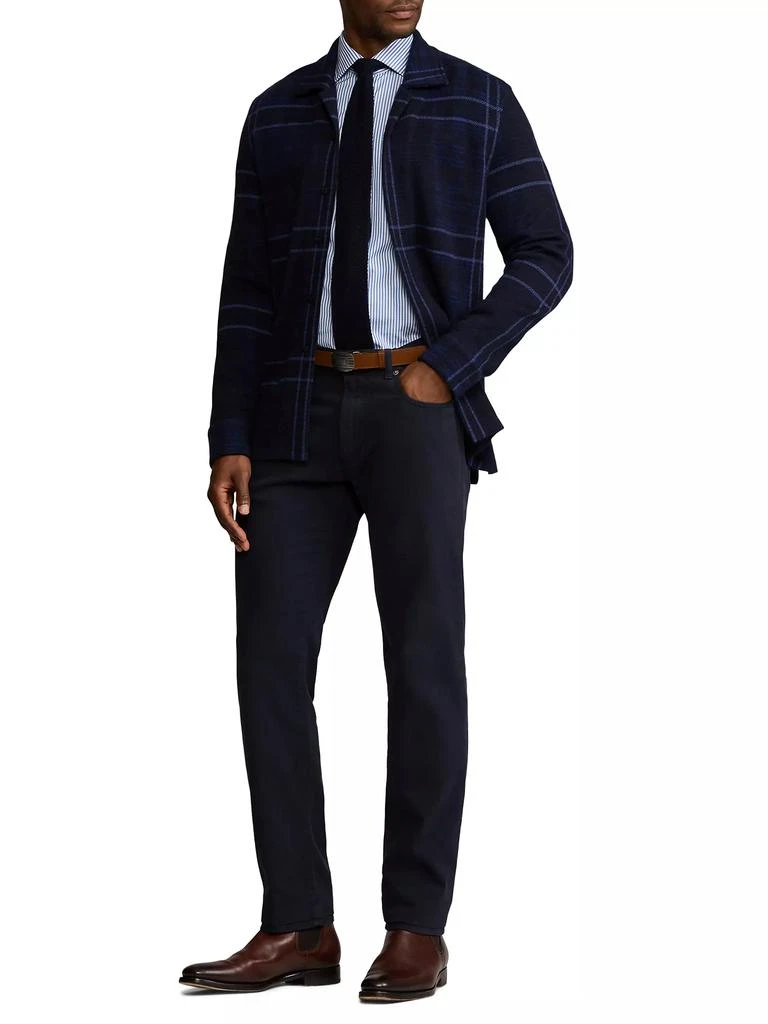 Ralph Lauren Plaid Cashmere Shirt Sweater 2
