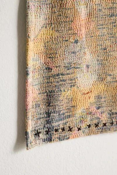 Urban Renewal ReMADE By UO Remnants Embroidered Kantha Tapestry 4