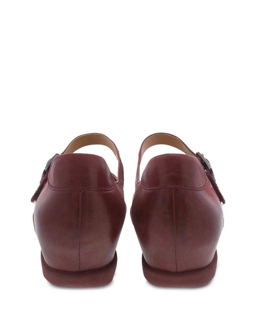 Dansko Women's Marcella Mary Jane Shoes In Red 5